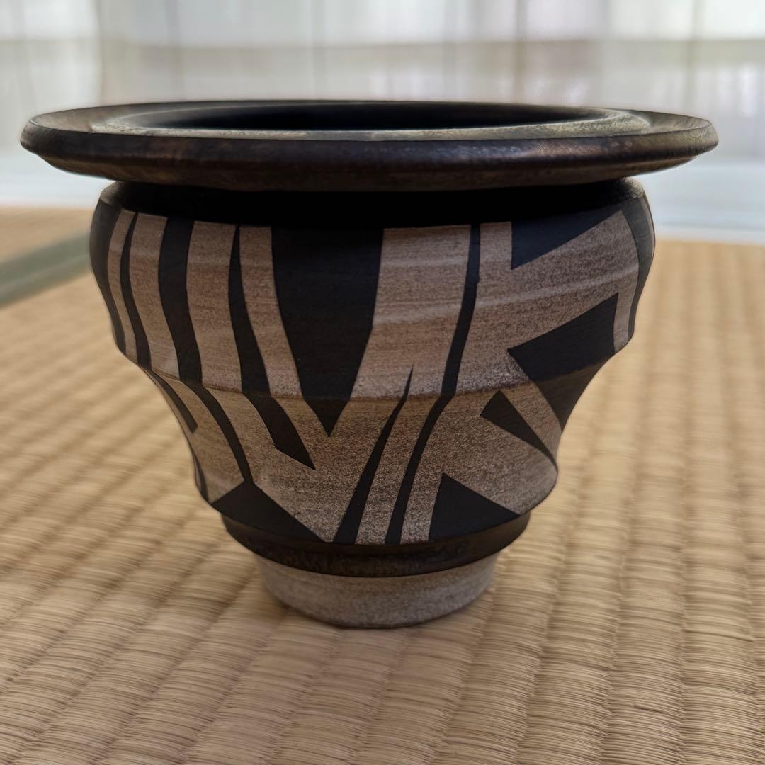 大角勲『双鶴・花器』銅製・【オブジェ・置物 - メルカリ 大角勲『双鶴