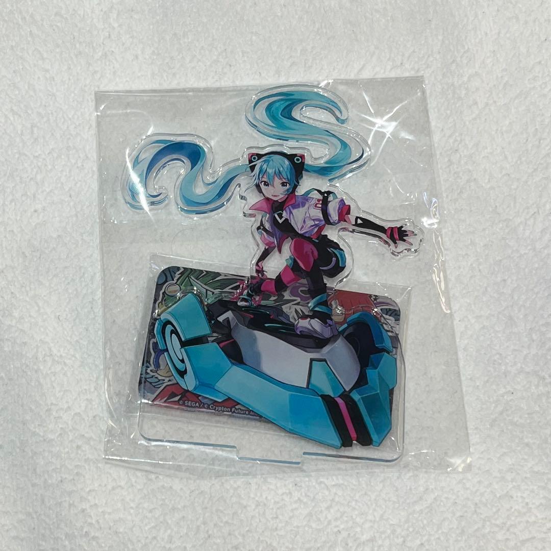 【激レア】初音ミク　×　ソニックレーシング コラボ　アクリルスタンド
