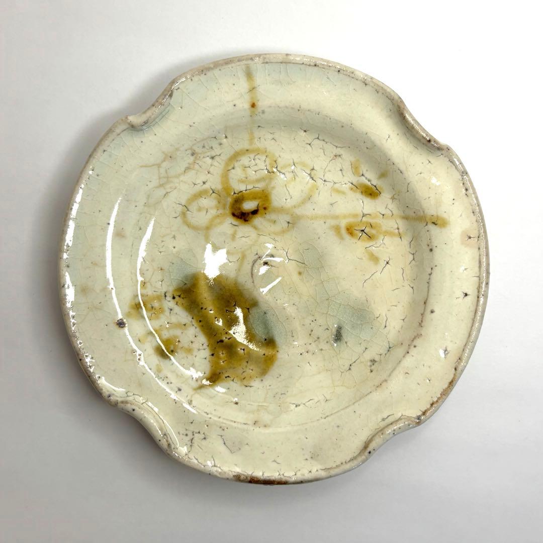 永江港史さん 絵志野焼 鹿 梅 鉢 小皿5枚セット