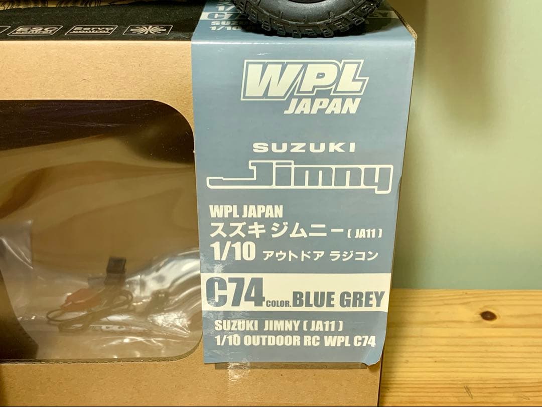 D*A様 【技適】WPL JAPAN C74 スズキ ジムニー 1/10 ブルー