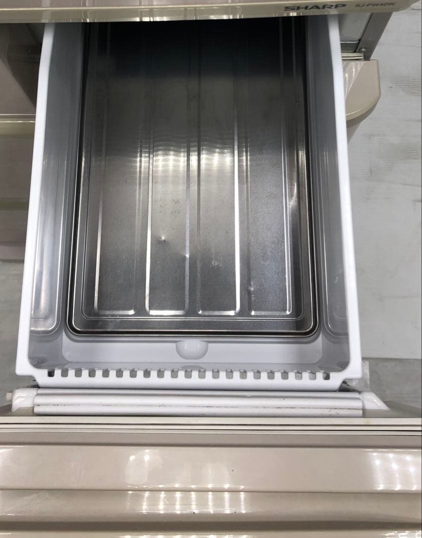 シャープ　冷蔵庫　5ドア　412L SJ-PW42W-N どっちでもドア