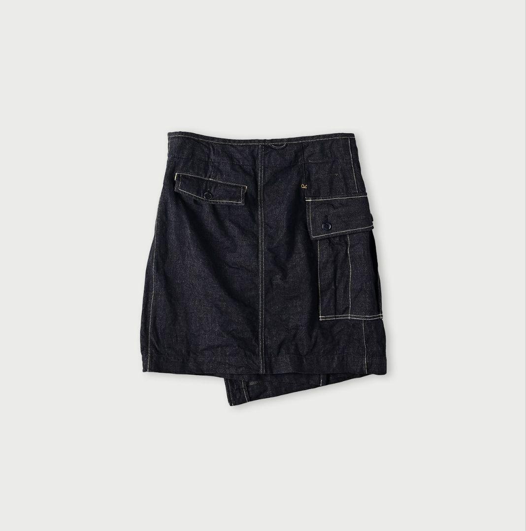 45R★ツィードデニムのミニタブリエ（濃）今季