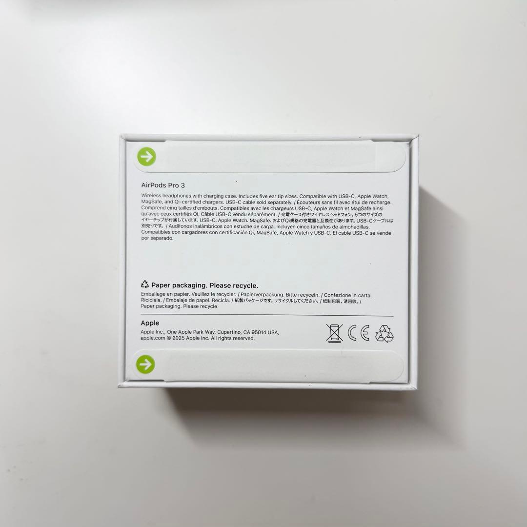 新品未開封】 Apple AirPods Pro 3 本体 - メルカリ