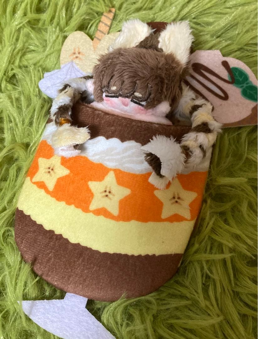 自作ぬいぐるみ・チョコパフェの女の子 MYK3554181132