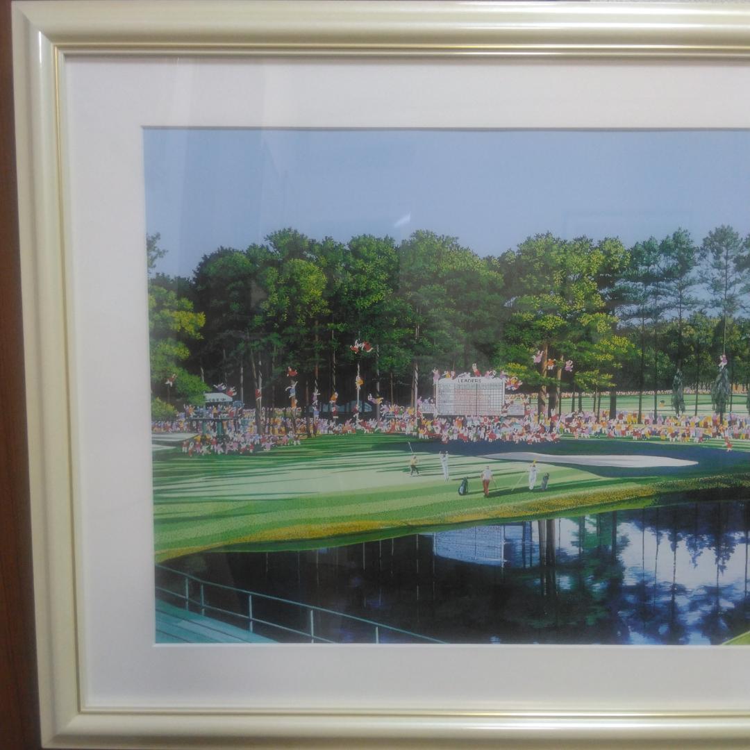 ヒロ・ヤマガタ USオープンチャンピオンシップ 中古 大判額装アート