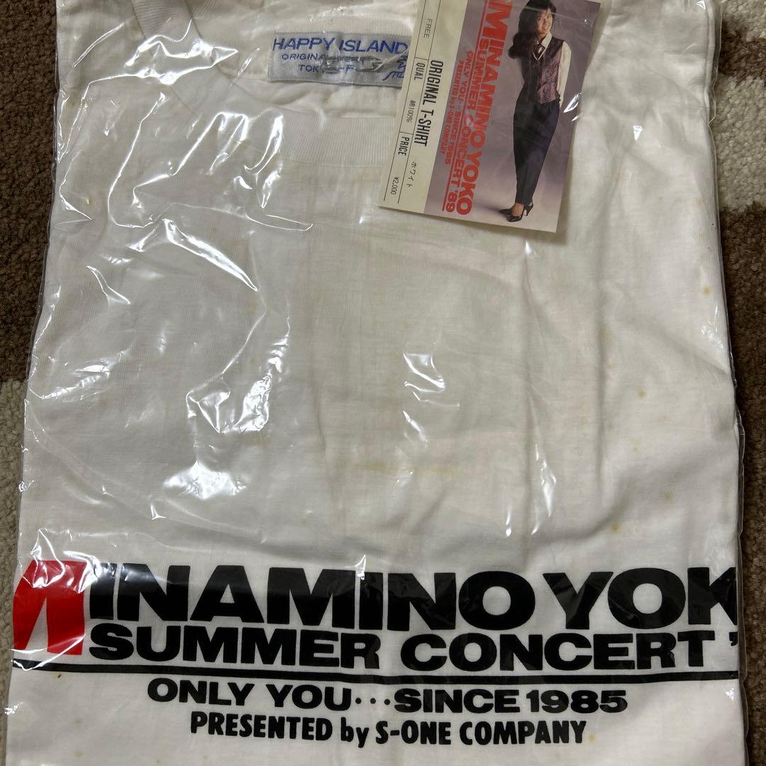 南野陽子　サマーコンサートTシャツ 1989