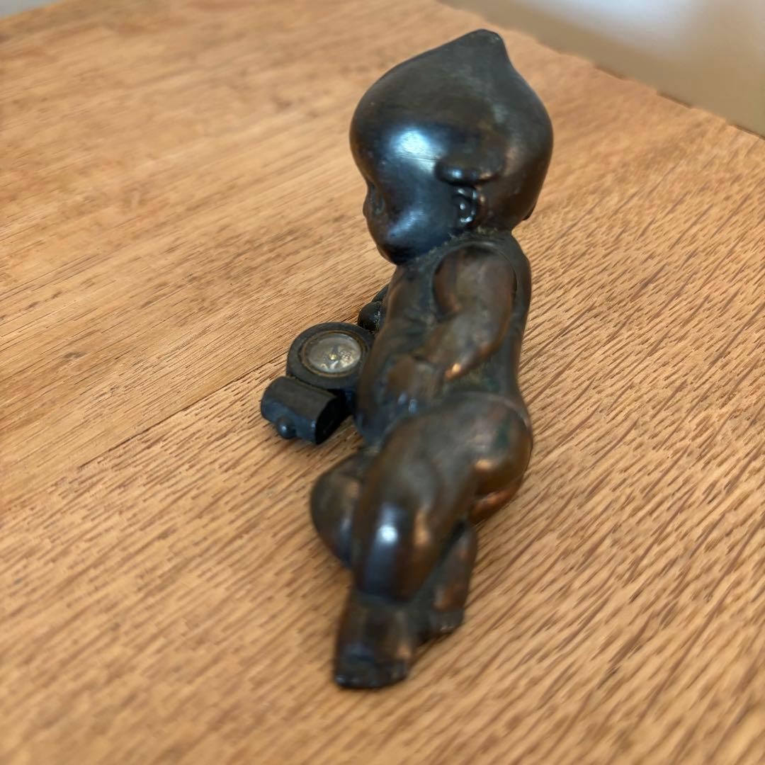 戦前アンティークキューピー キューピー人形 方位磁石付き レトロ 当時