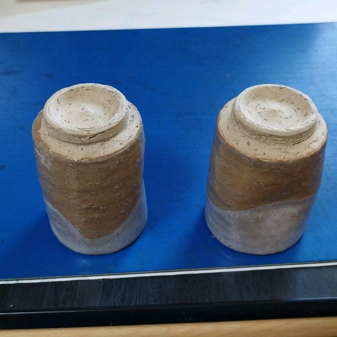 萩焼 古賀 大眉作 湯呑 hagiyaki pottery
