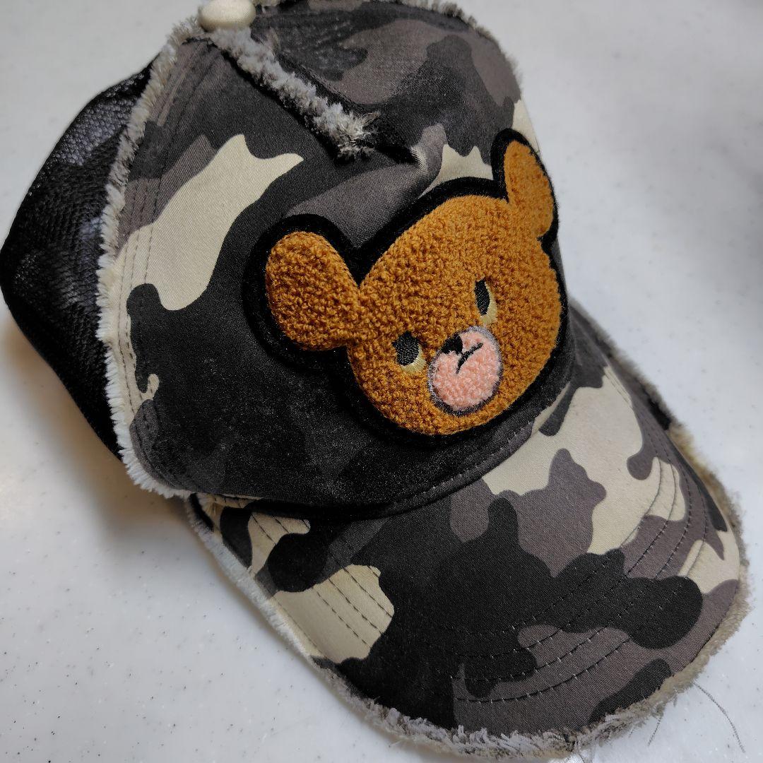 激レア 武藤ベアーキャップ 迷彩柄