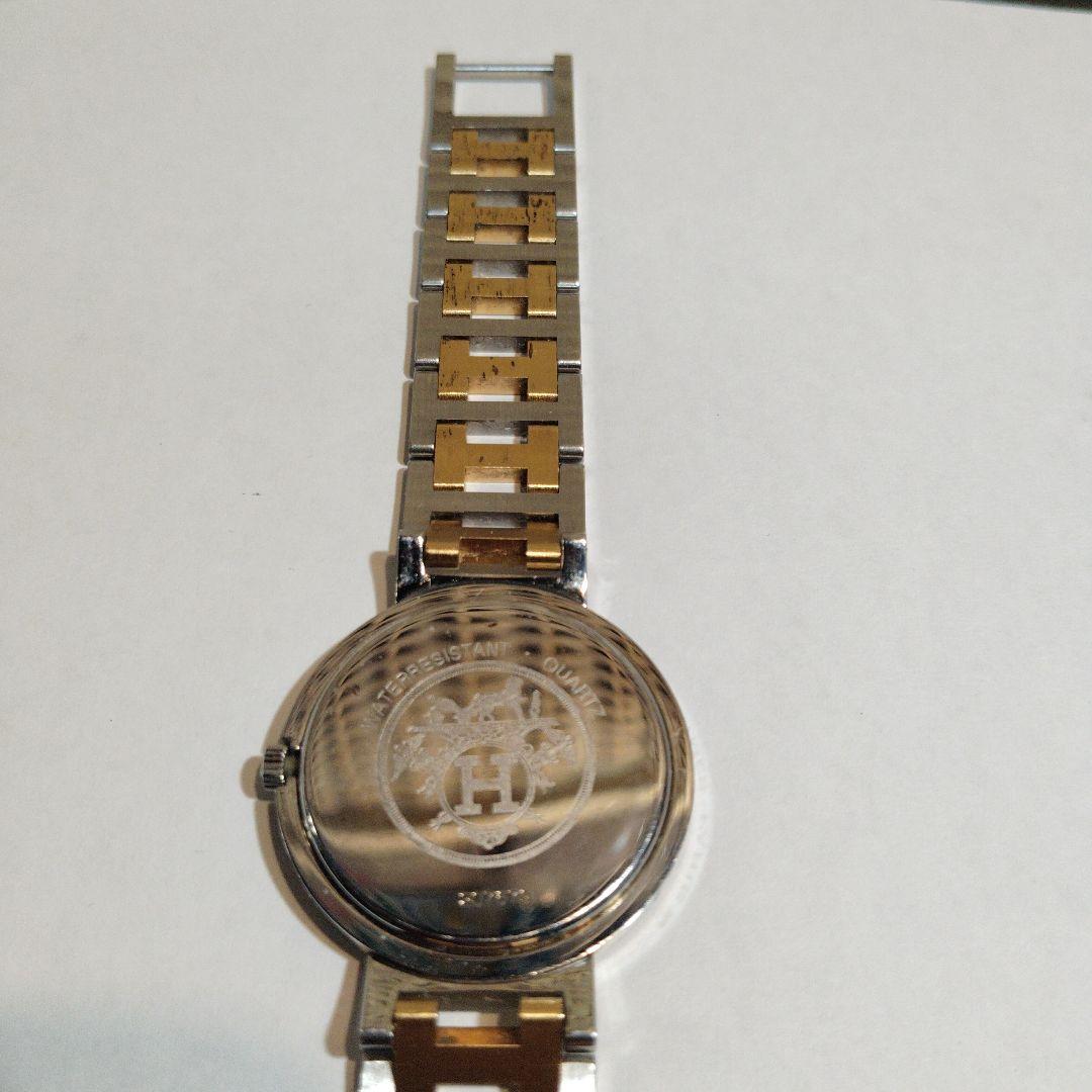 い*様 HERMES クォーツ腕時計 ゴールド/シルバー207673