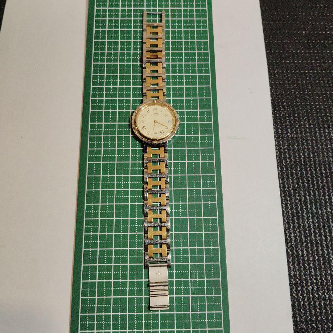 い*様 HERMES クォーツ腕時計 ゴールド/シルバー207673