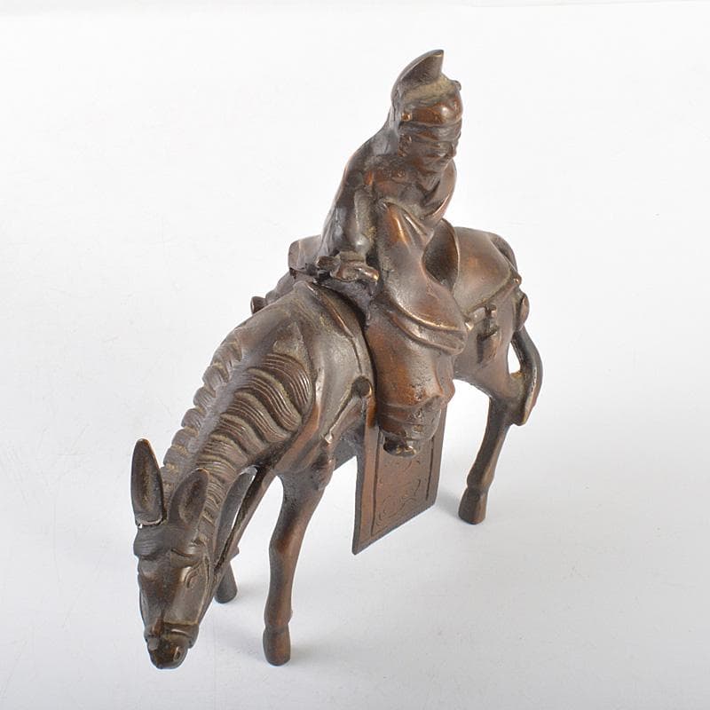 中国　古銅　驢馬賢人 のったり香炉　V　6307