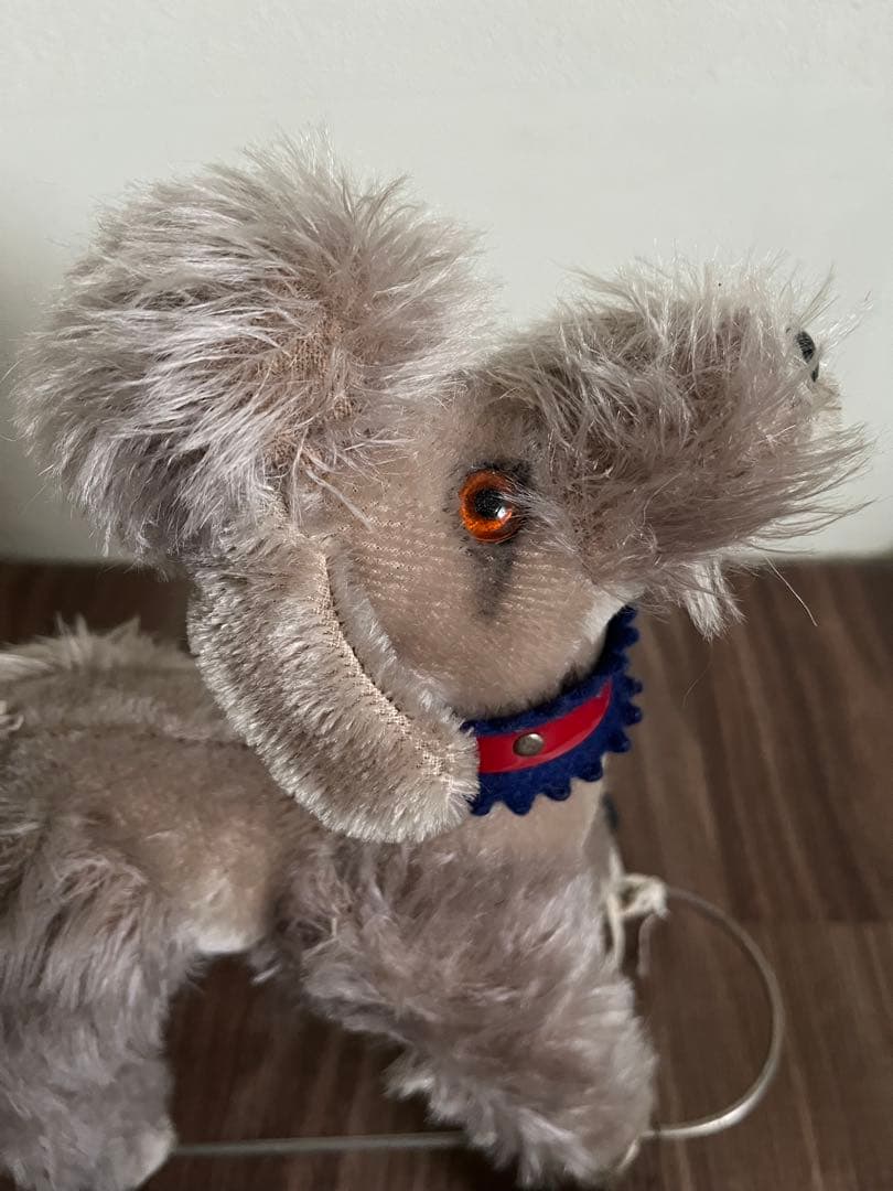 ☆最終SALE☆ アンティーク プードル プルトイ ぬいぐるみ ビンテージ