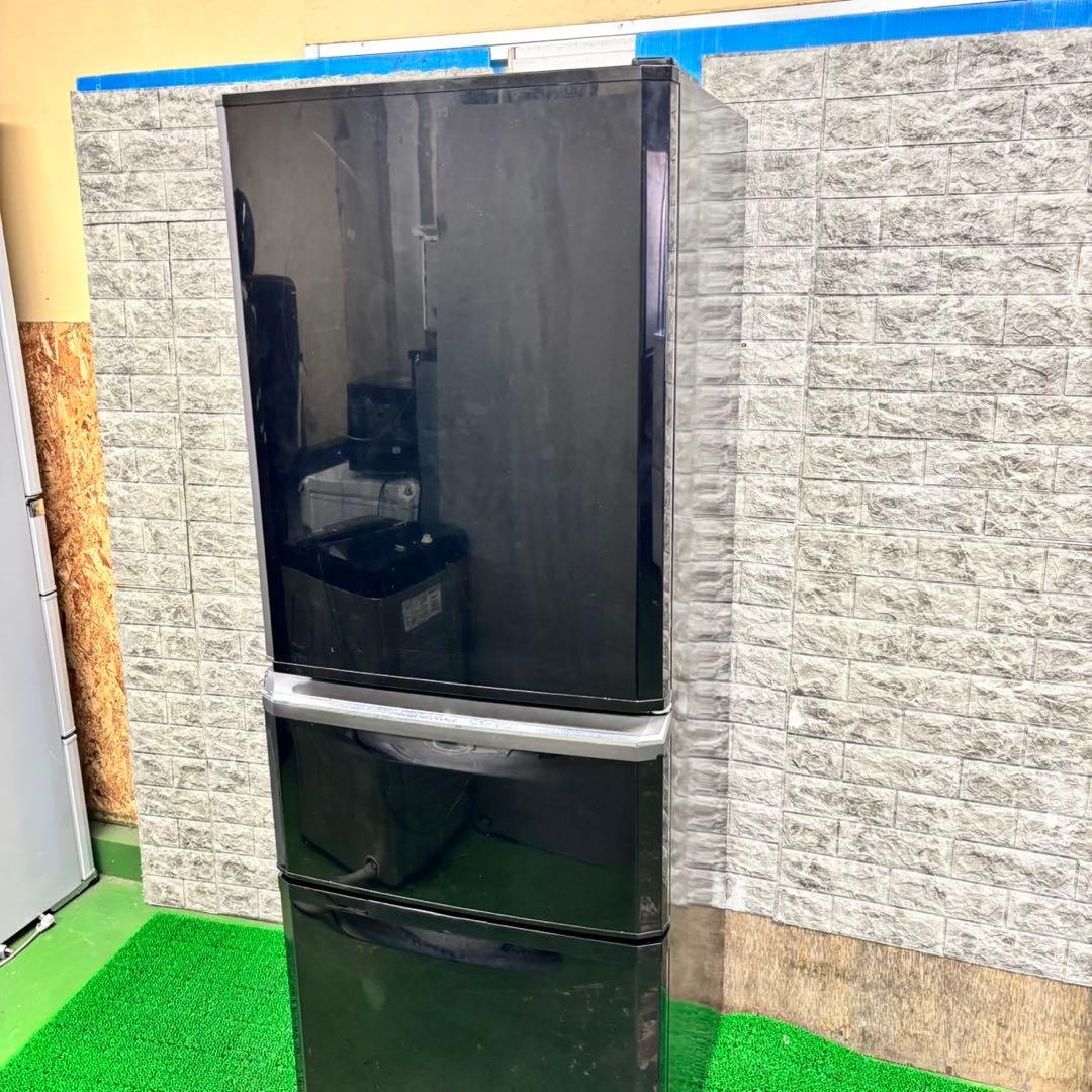 600 三菱　大型冷蔵庫　335L 300L強　家庭用　格安　自動製氷