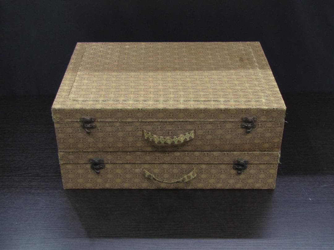 未使用長期保管品】中国伝統工芸品 蘇州刺繍 2個セット 未使用長期保管