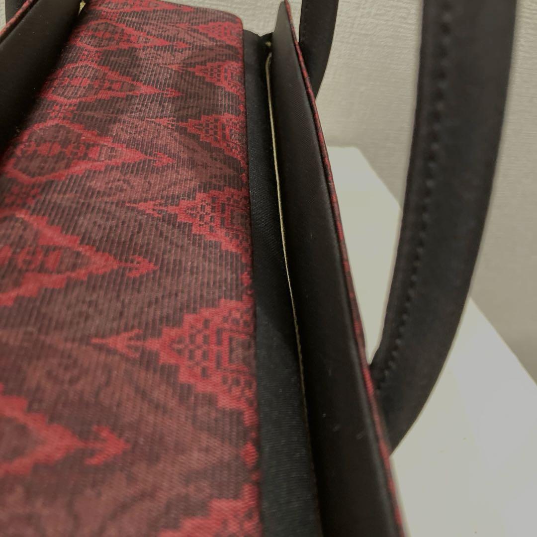 正絹経錦(たてにしき)利休和装バッグ