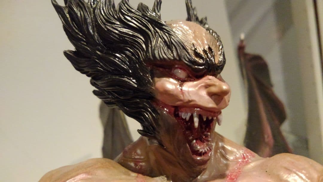 希少 ボークス 新章 デビルマン 異端者 レジンキット 完成品