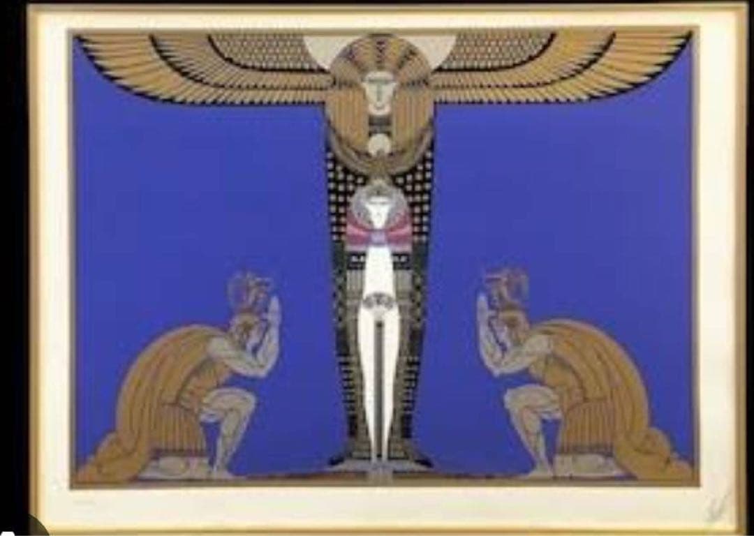 【大幅値下げ】 エルテ　シルクスクリーン　クレオパトラ　1986 値下げ】 エルテ シルクスクリーン クレオパトラ 1986