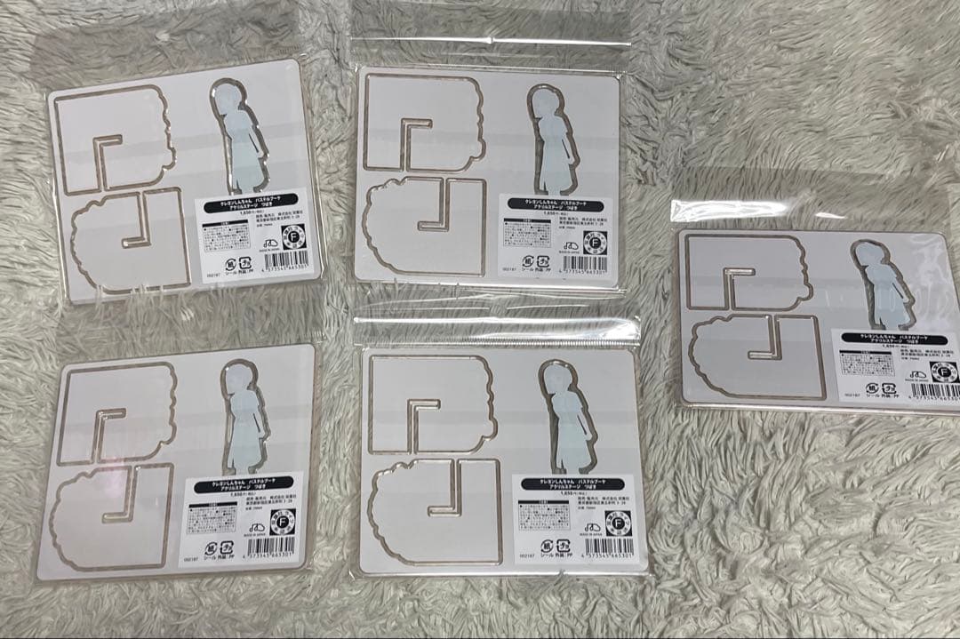 クレヨンしんちゃん パステルブーケ つばき　アクリルスタンド 5点