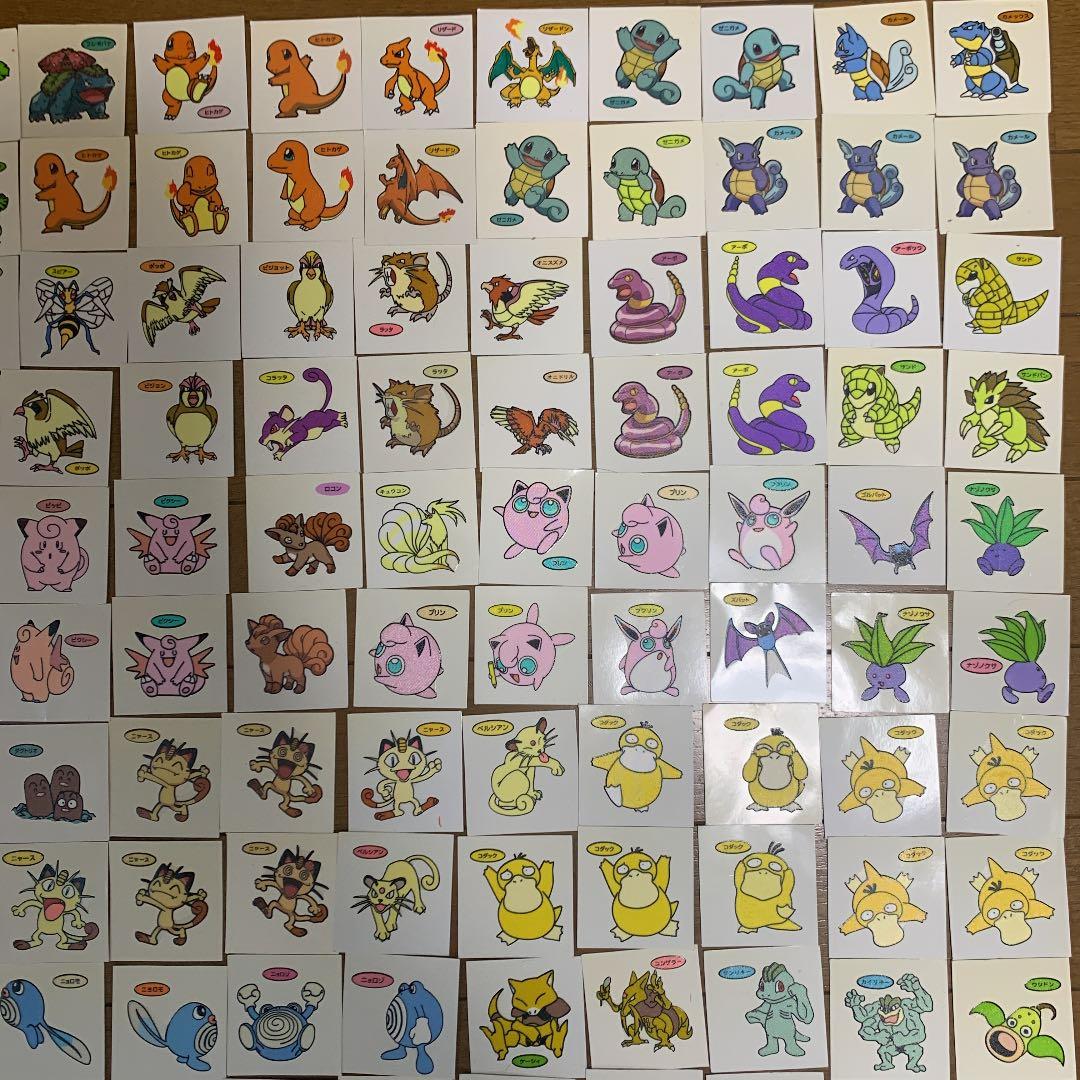 第一世代　ポケモンデコキャラシール