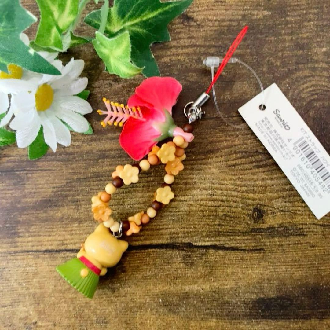 ☆激レア☆ハローキティ ハワイ ストラップ　ハイビスカス　入手困難　2002