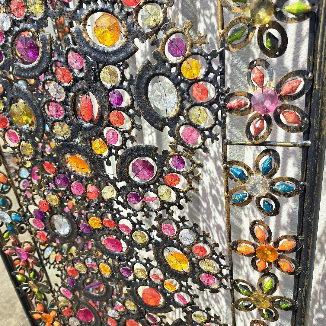 アイアン ビーズフラワー3連パーティション-全商品が全国送料無料