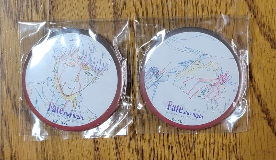Fate staynight HF 原画缶バッジ アーチャー エミヤ