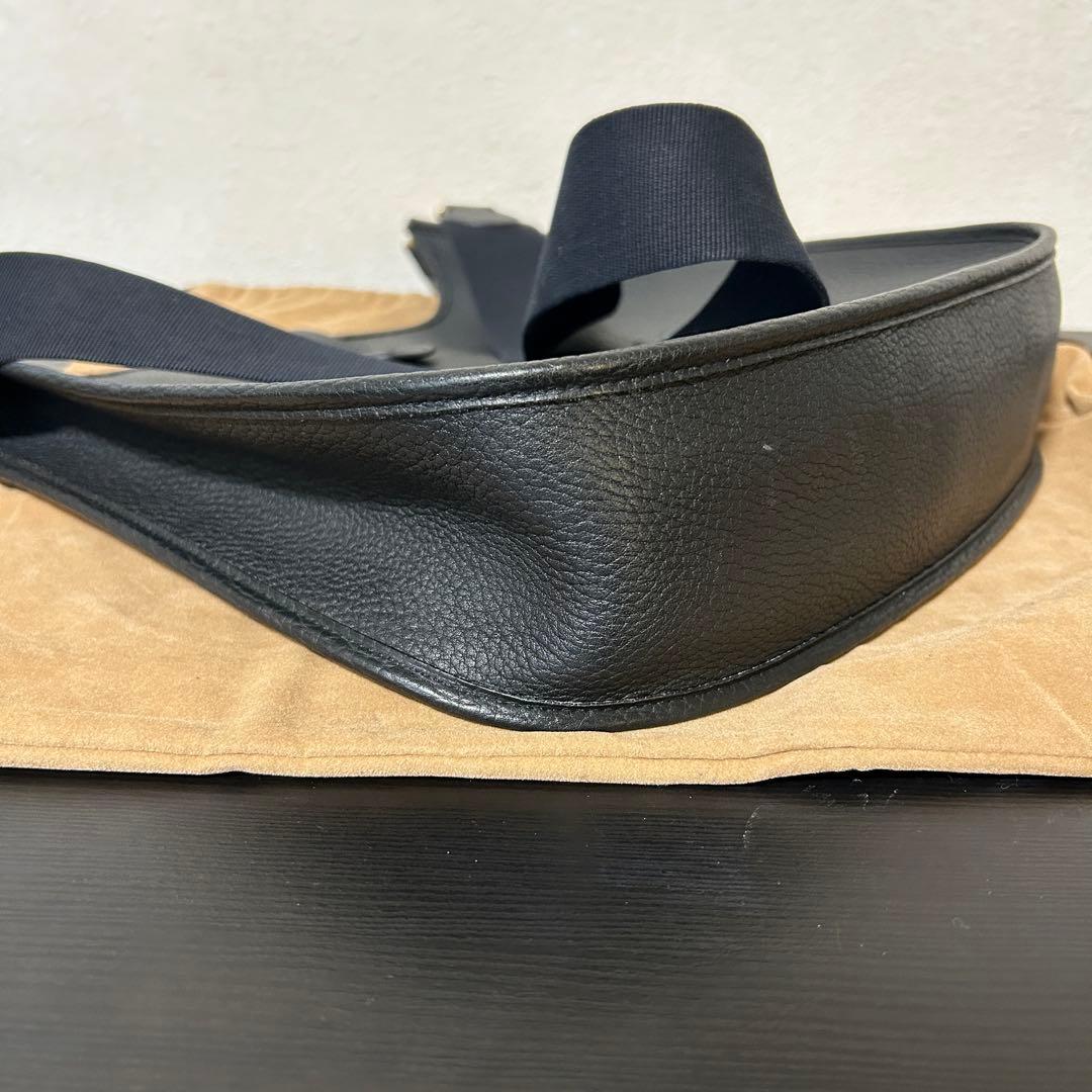 美品 HERMES エルメス エヴリン GM ノワール ブラック
