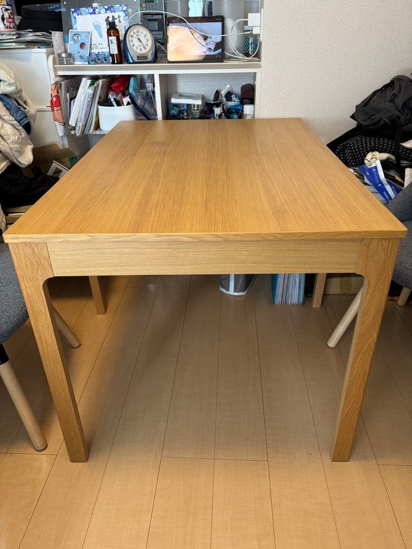 【値下げ交渉可】IKEA エーケダーレン伸長式ダイニングテーブル