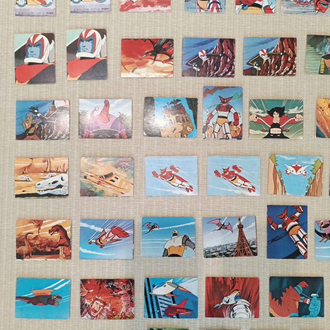 ゲッターロボ トレーディングカード166枚とファイルセット