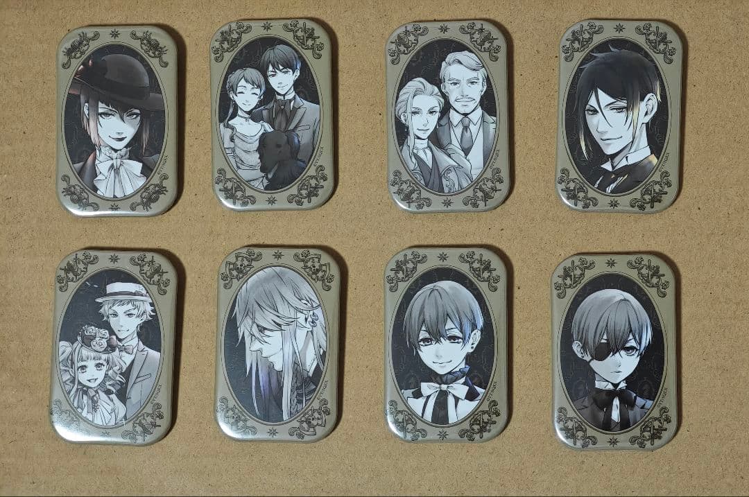 黒執事 Black Label 缶バッジ Rich Black 全8種セット