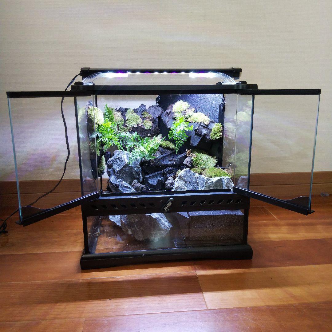 引き取り限定 ADA 60cm水槽とGEX 木製水槽台セットの通販はau PAY