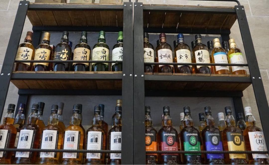 ウイスキーラック 上段バー無しタイプ 特大ウィスキーラック 飾り棚 1209