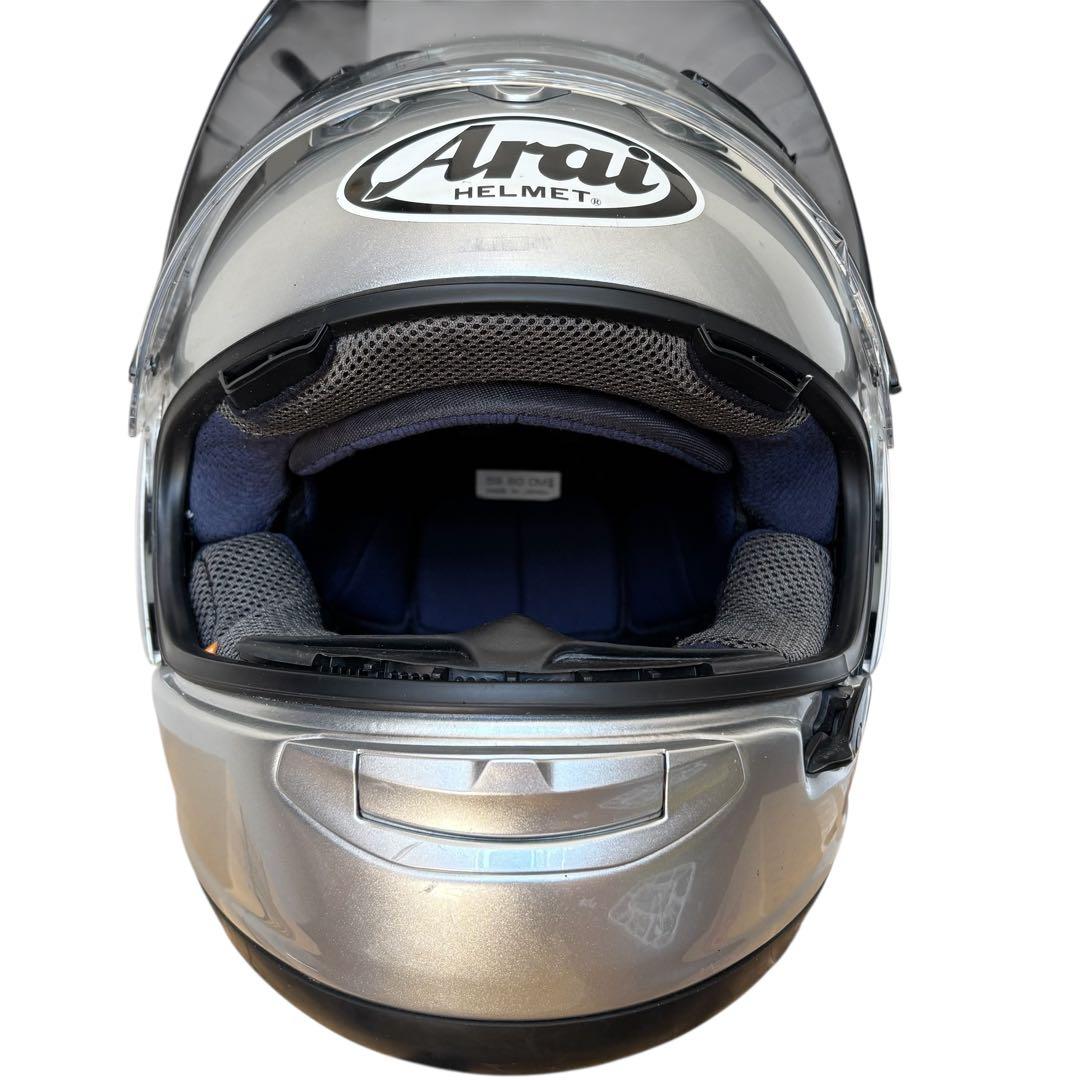 Arai アライ ヘルメット RX-7X アルミナシルバー L(59-60CM)