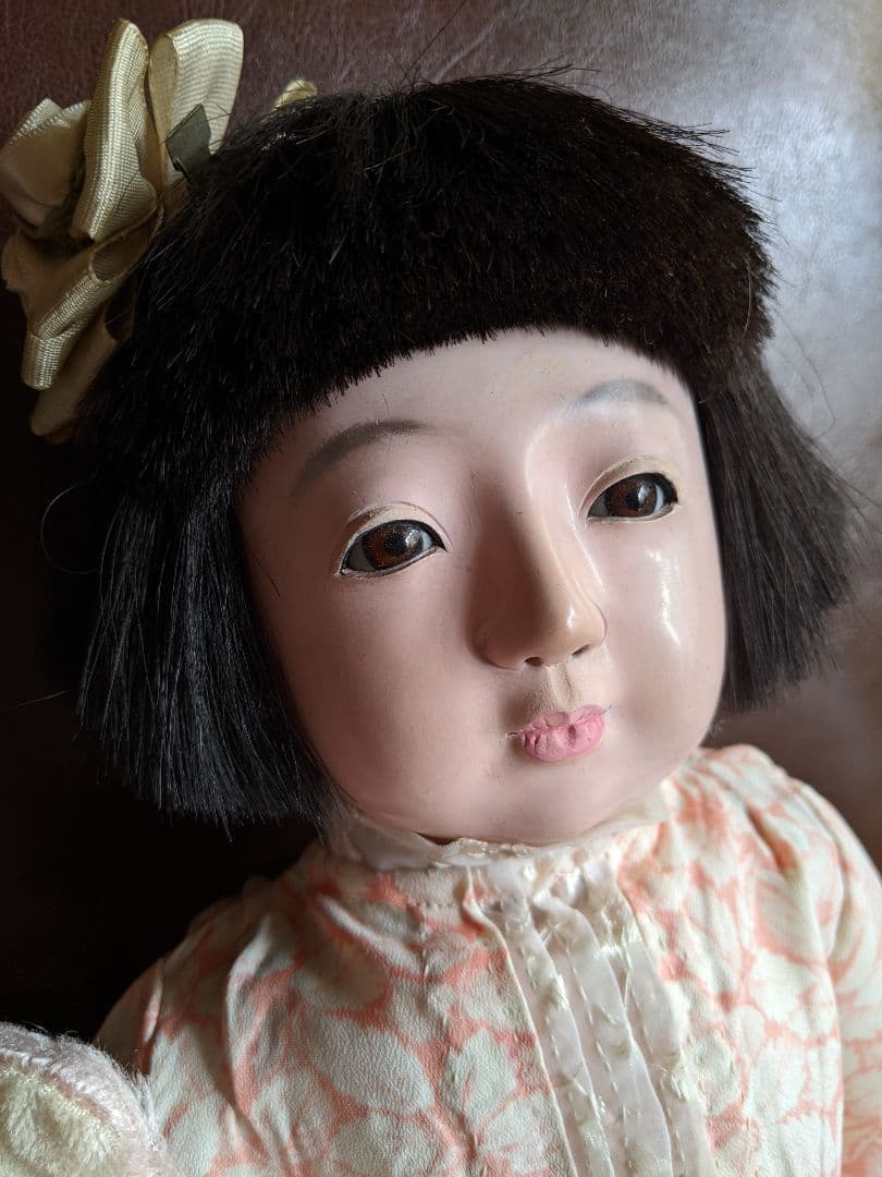 最終 昭和初期市松人形 可愛いお嬢様 検)ビスクドール・アンティークドール
