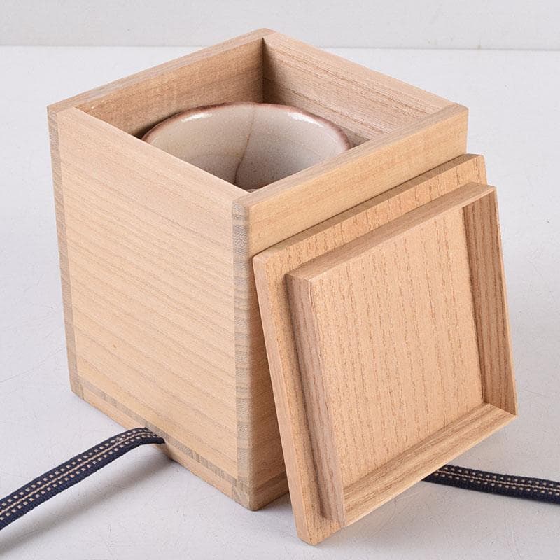 志野焼 美濃焼 奥磯太覚作 志野湯呑 共箱 C R8909 - メルカリ