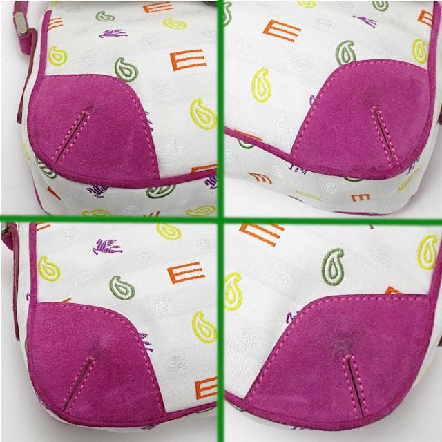 チ*コ様 エトロ ETRO ハンドバッグ ジャガード ピンクパープル 美品