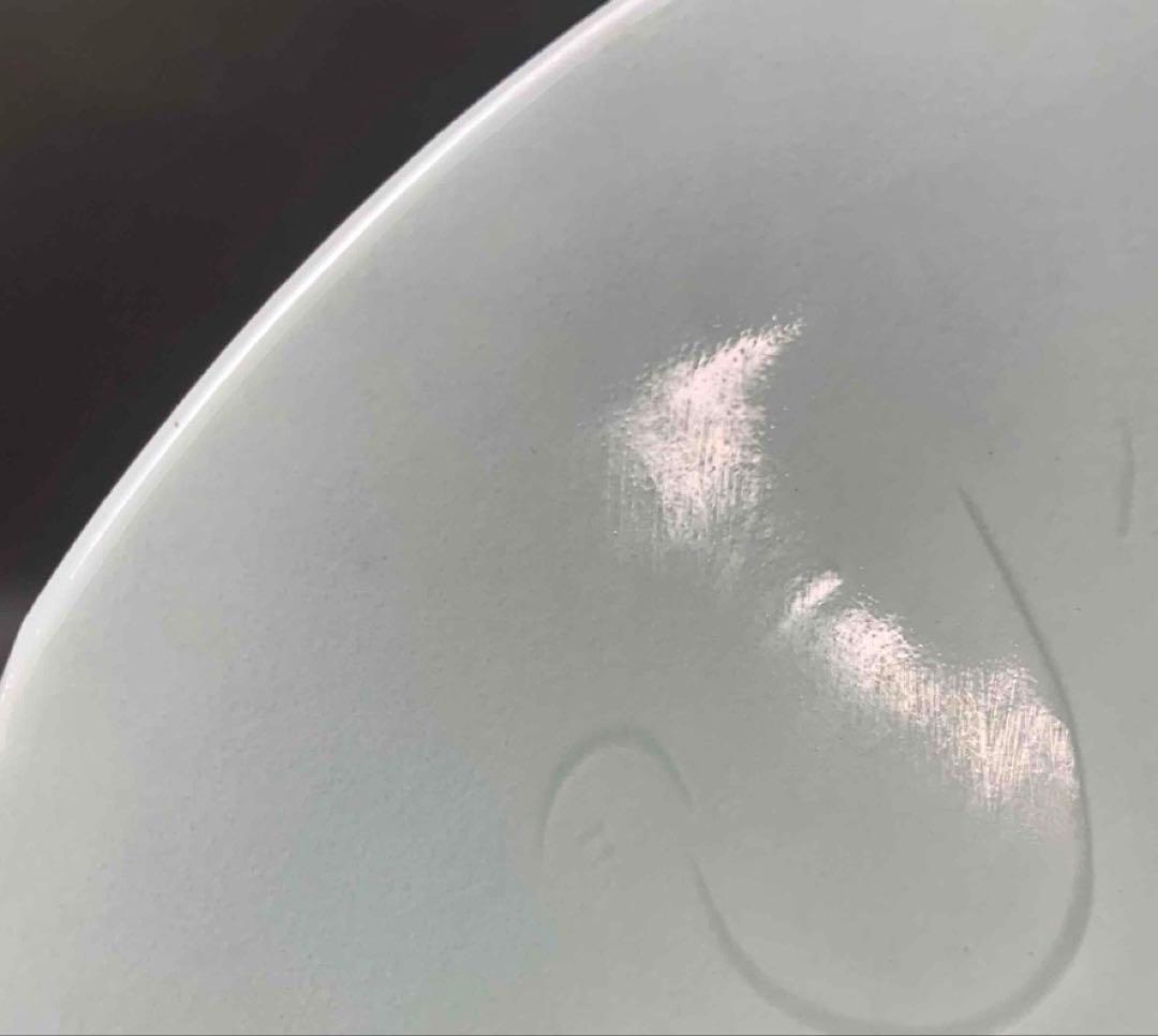 中国 輪花人面図碗　f2250419