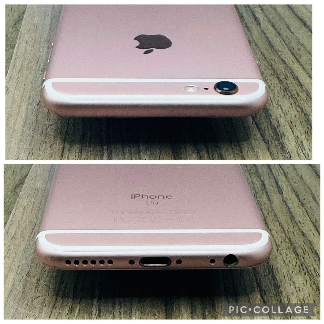 美品】iPhone6s ローズゴールド 128GB シムフリー 新品バッテリー