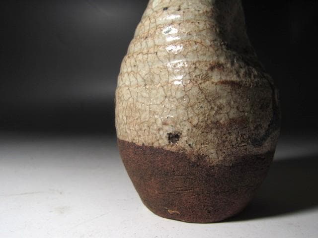 ☆ 古唐津徳利 初代黒田陶々庵極めがございます☆y558