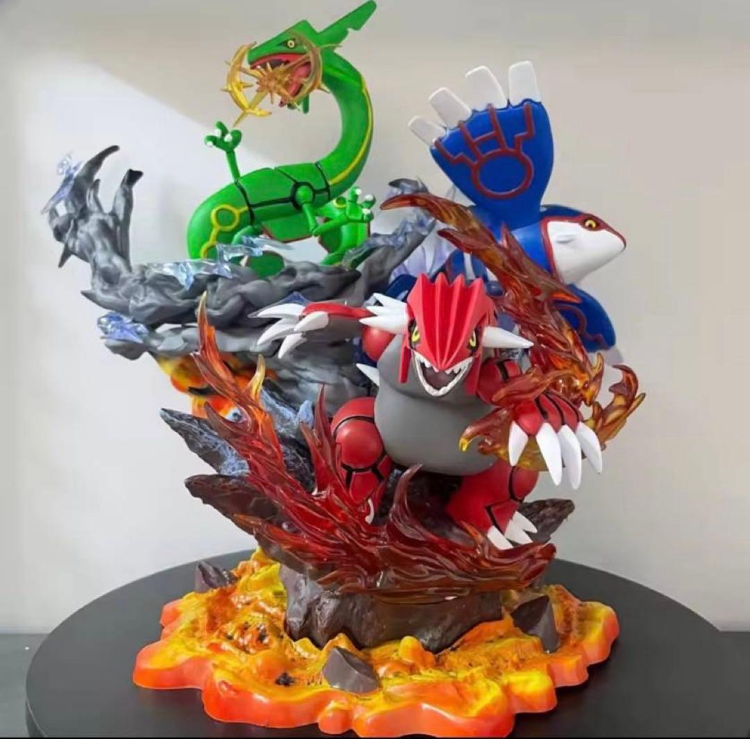ポケモン フィギュア レックウザ グラードン カイオーガ - メルカリ