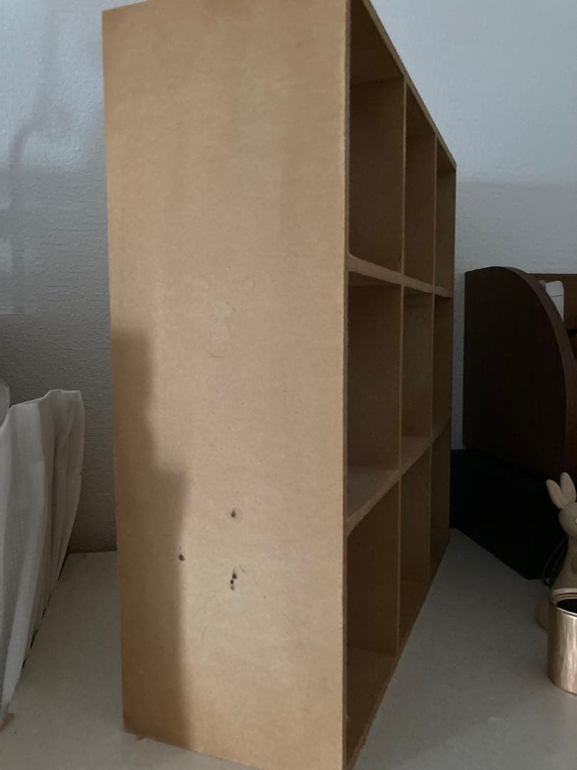 40年前ブロカントショップ購入ディスプレイラック飾り棚マス目箱柳カゴ5個