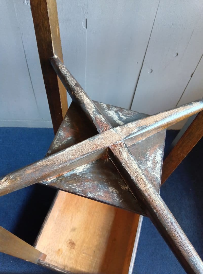 木製飾り台 高飾 レトロ ヴィンテージ 高さ約68cm