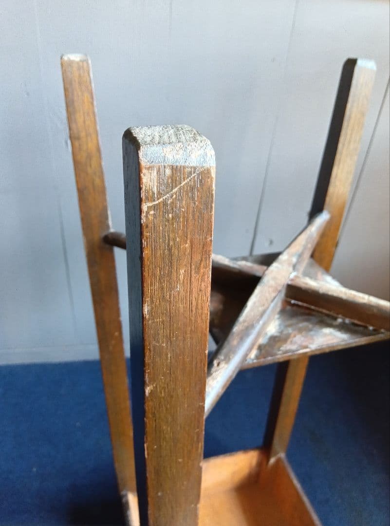 木製飾り台 高飾 レトロ ヴィンテージ 高さ約68cm