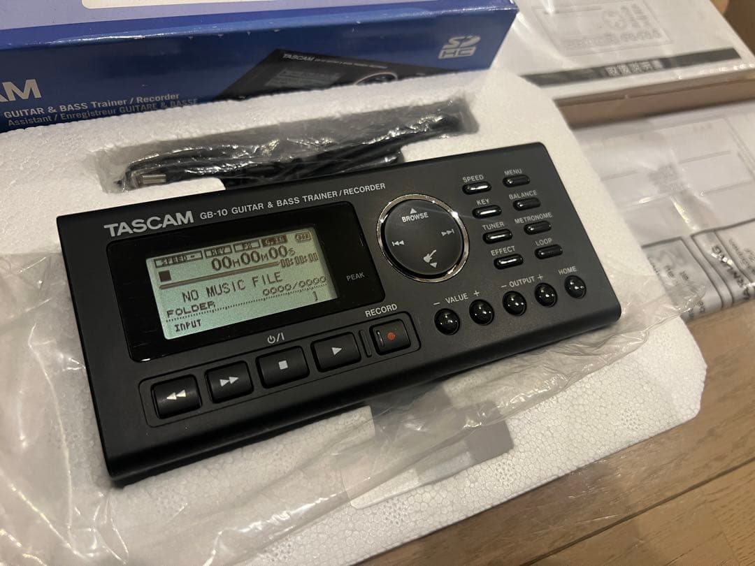 美品TASCAM ギター&ベース用 トレーナー、レコーダー　GB-10