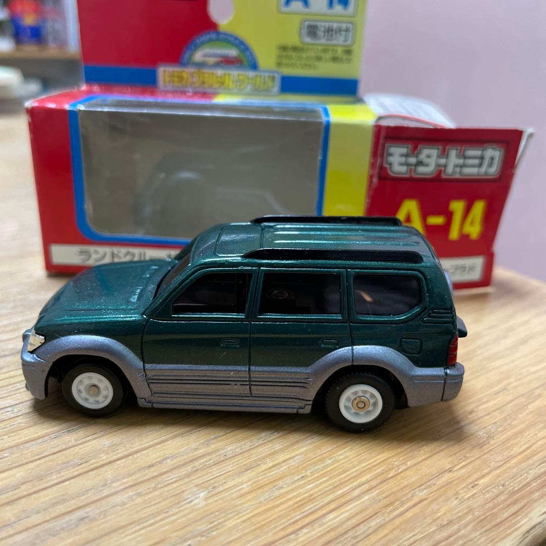 トミカ ランドクルーザー プラド モータートミカ 希少 タカラ トミー 美品