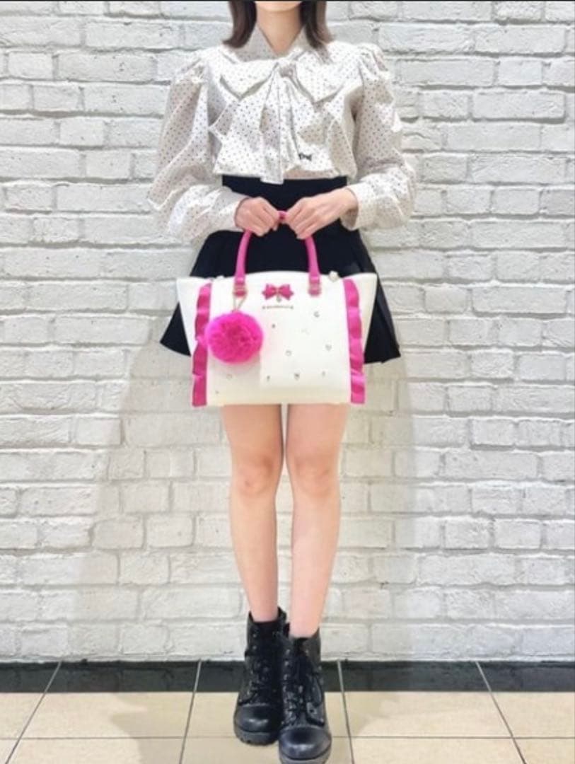 サマンサベガ　ビジューフラッター　ミニピンク