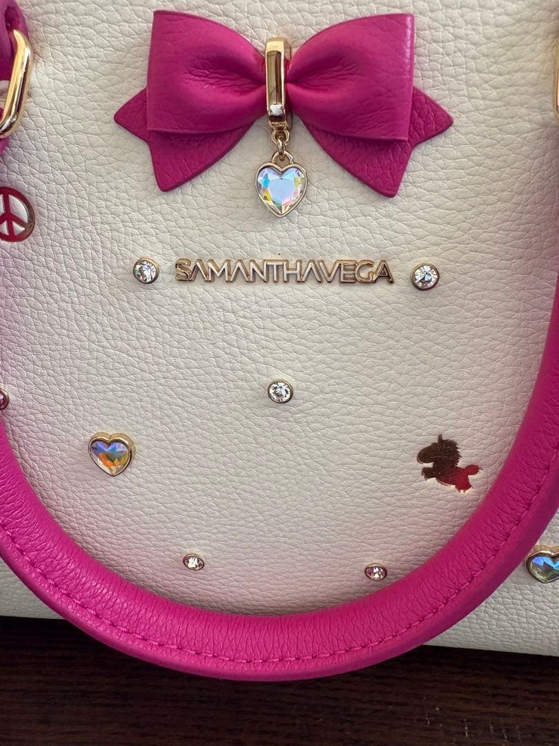 サマンサベガ　ビジューフラッター　ミニピンク