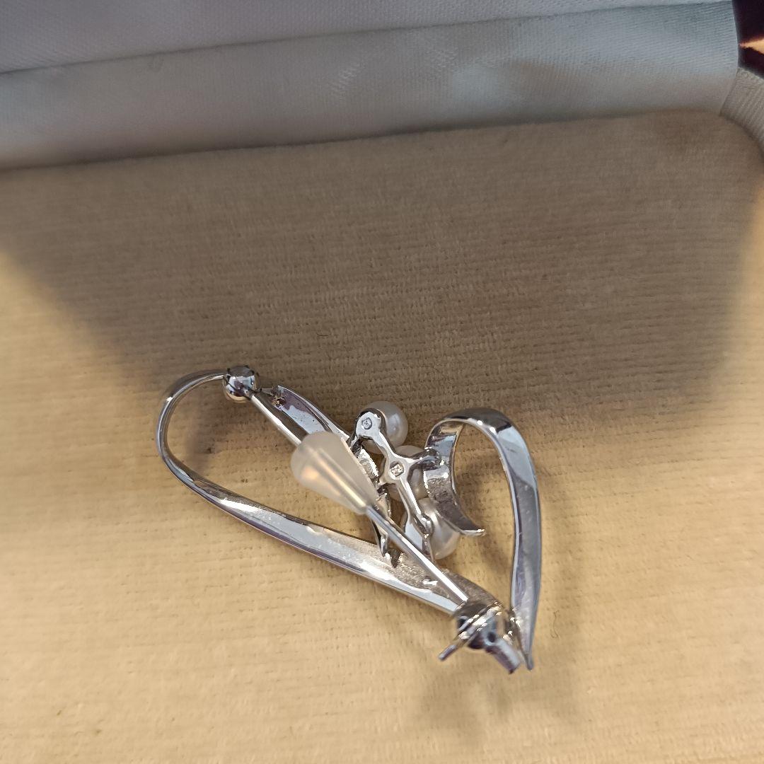 ミキモト ブローチ 3P ベビーパール 925刻印 付属品なし