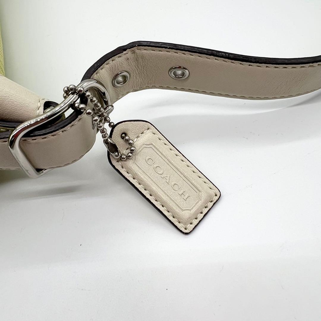 バッグ Coach Signature Shoulder bag Light Green